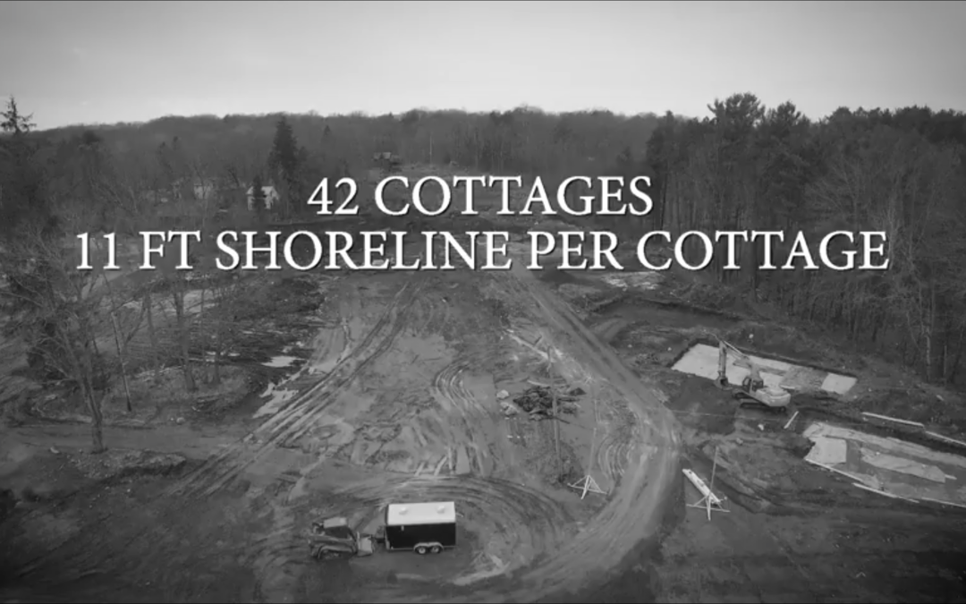 CRAMMING 42 COTTAGES ON 470 OF LAKE ROSSEAU LEAVES SOME SCARS.